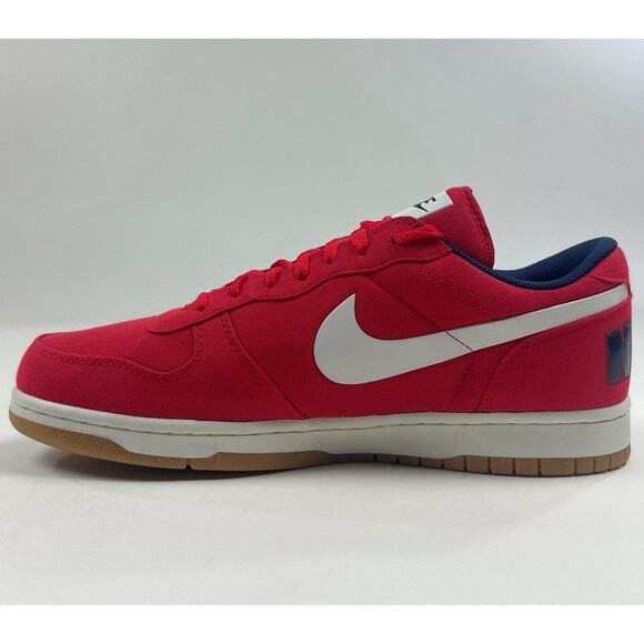Nike Big Nike Low Lux Mens 12 University Red White Shoes Sneakers Low 854166-600 - Picture 3 of 8
